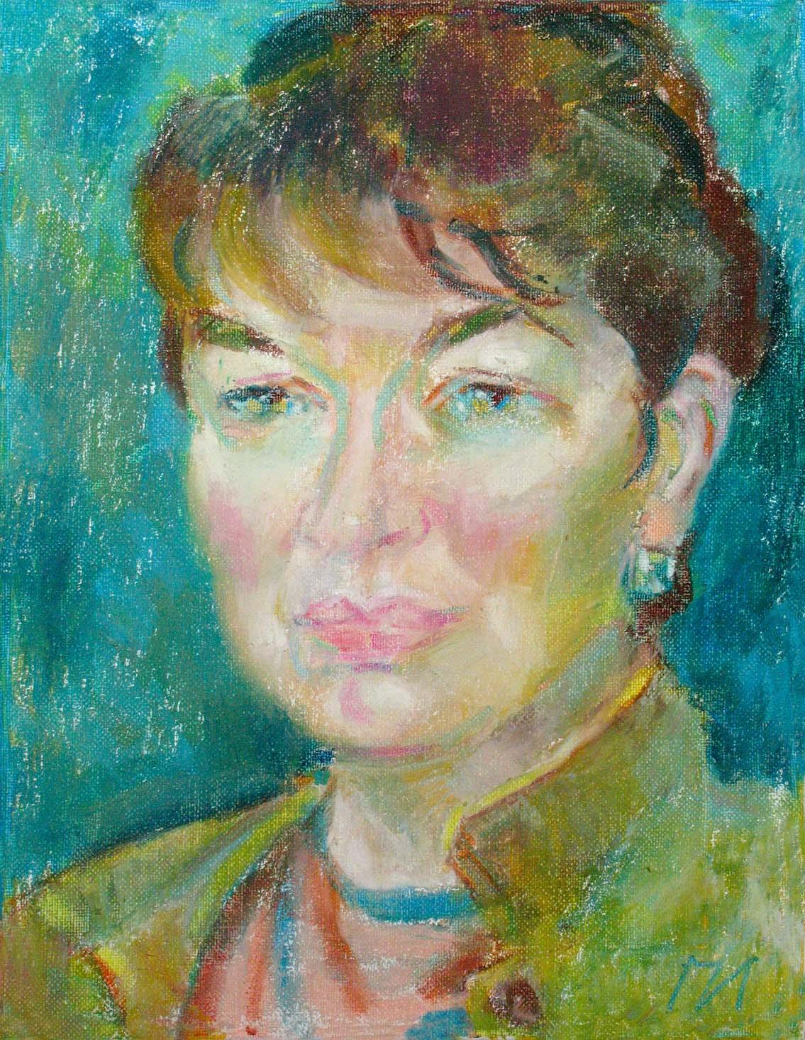 IRA , canvas, oil pastel, 35  27 cm, 2010



