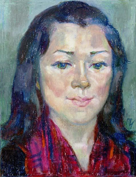 ASYA , canvas, oil pastel, 35  27 cm, 2011



