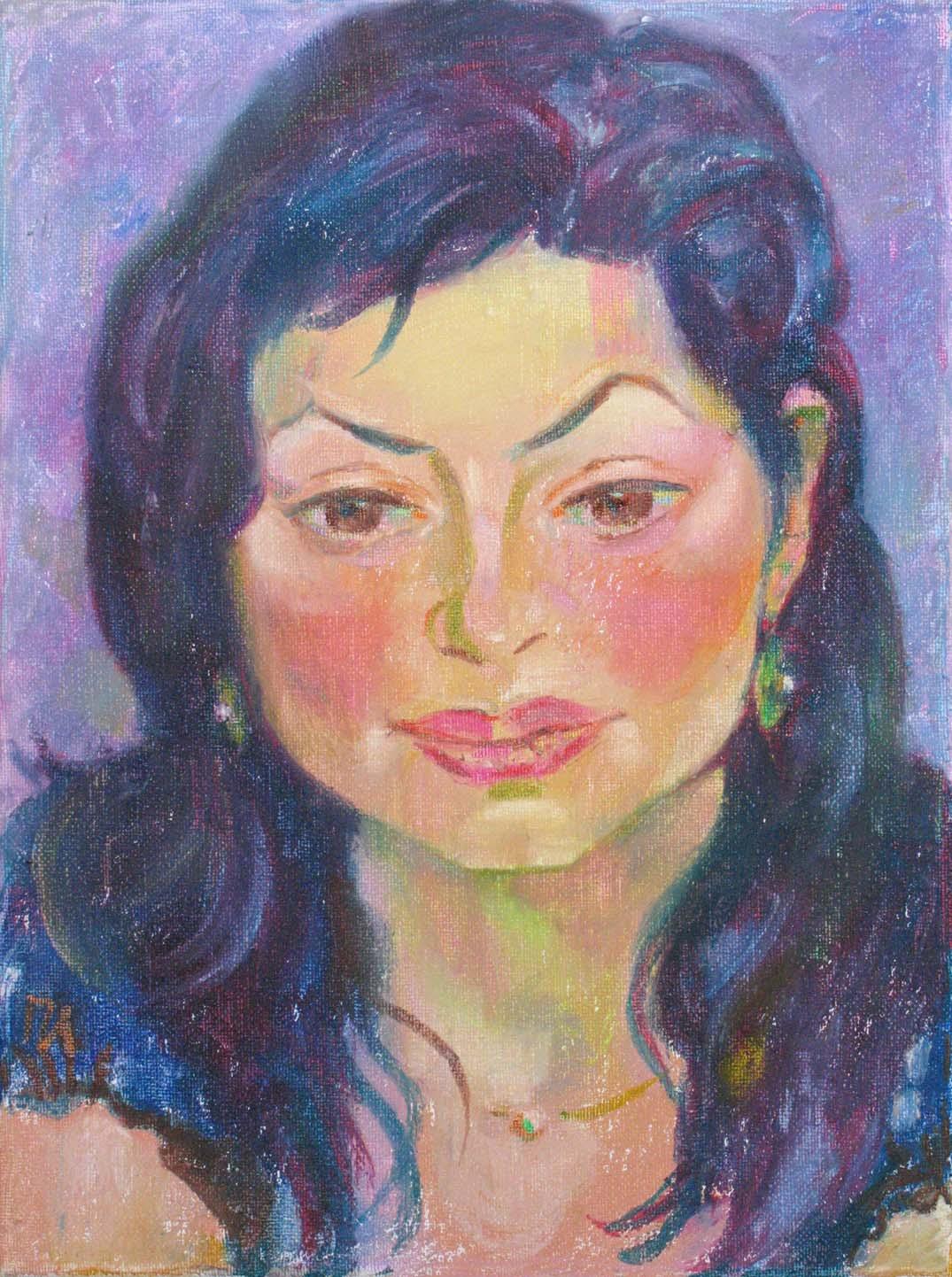 IRA, canvas, oil pastel, 35  27 cm, 2010



