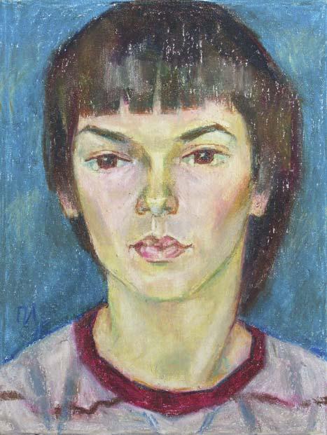 PAVEL, canvas, oil pastel, 35  27 cm, 2010



