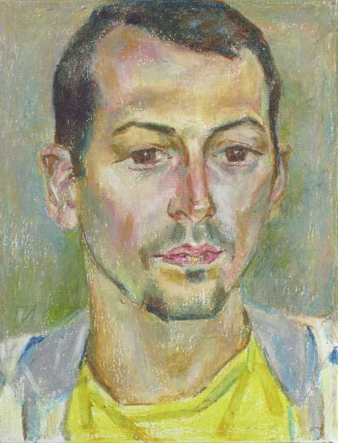 ANTON, canvas, oil pastel, 35  27 cm, 2010



