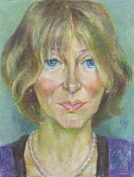 MARYA , canvas, oil pastel, 35  27 cm, 2010



