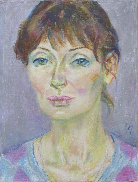 TATYANA , canvas, oil pastel, 35 � 27 cm, 2010




