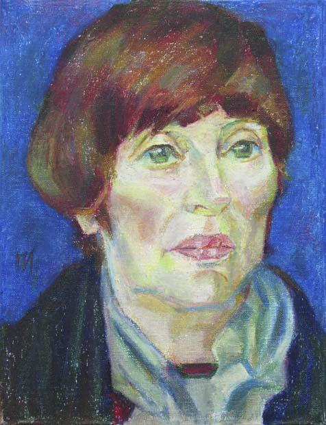 ALLA , canvas, oil pastel, 35 � 27 cm, 2010



