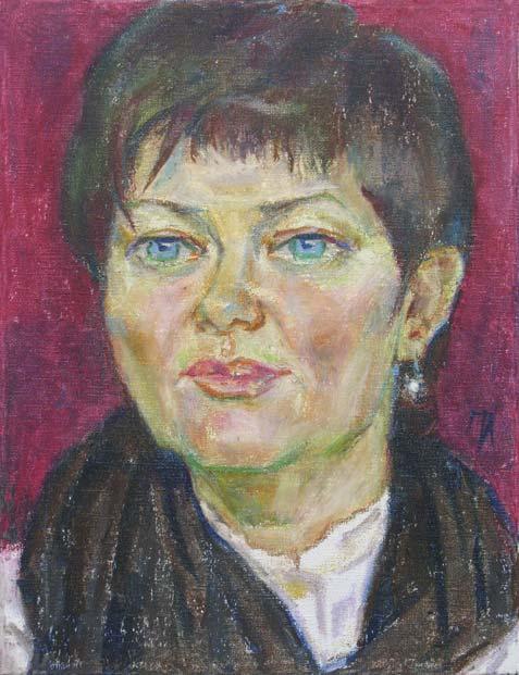 NATASHA , canvas, oil pastel, 35 � 27 cm, 2010



