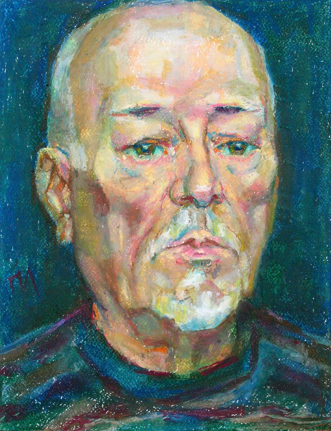 MIKHAIL LAZAREV , paper, oil pastel, 35  27 cm, 2011



