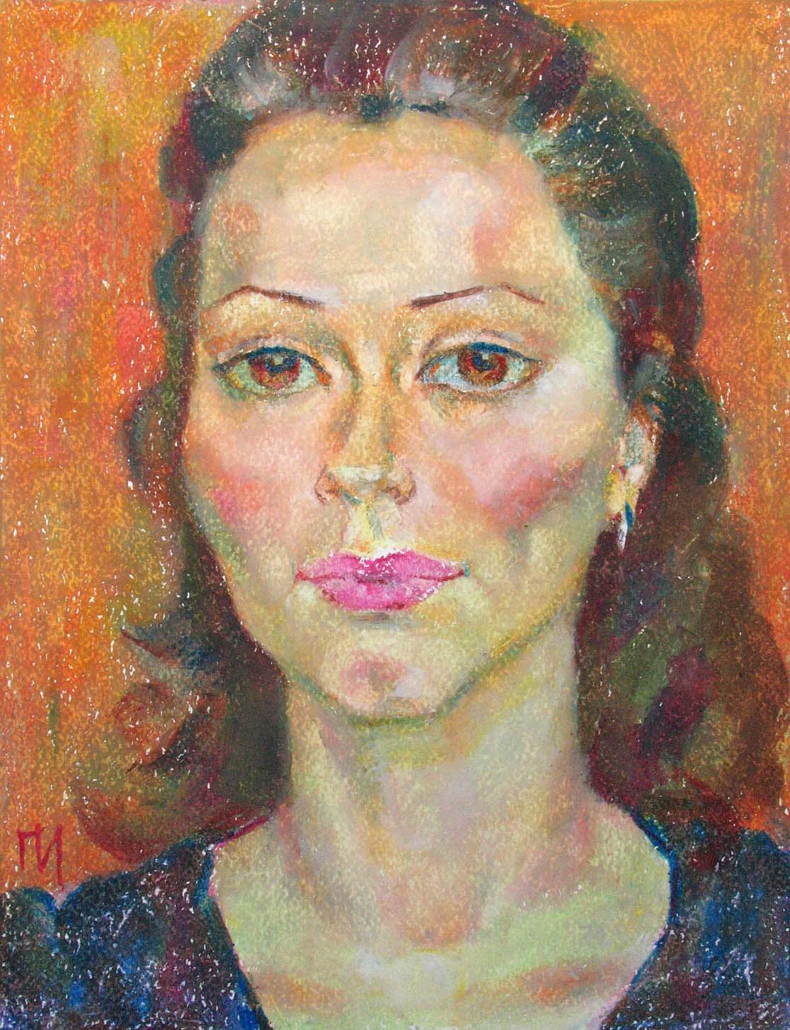 ULIYA , paper, oil pastel, 35  27 cm, 2011



