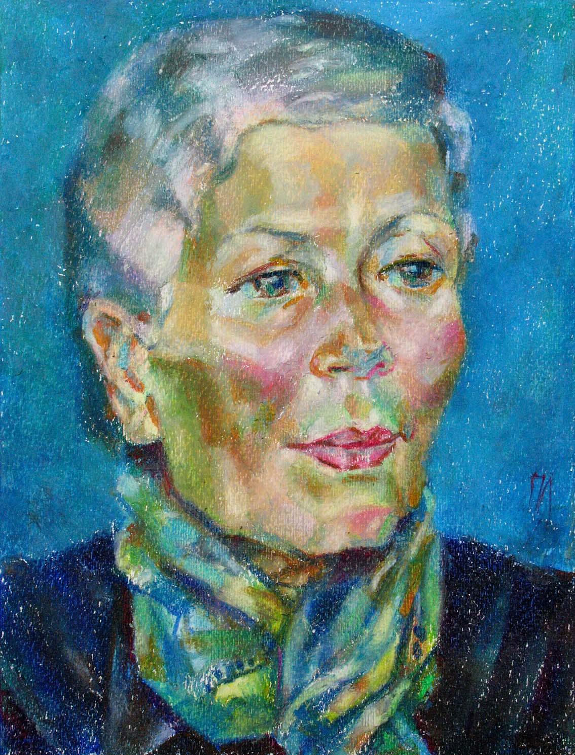 ZINA , paper, oil pastel, 35  27 cm, 2011



