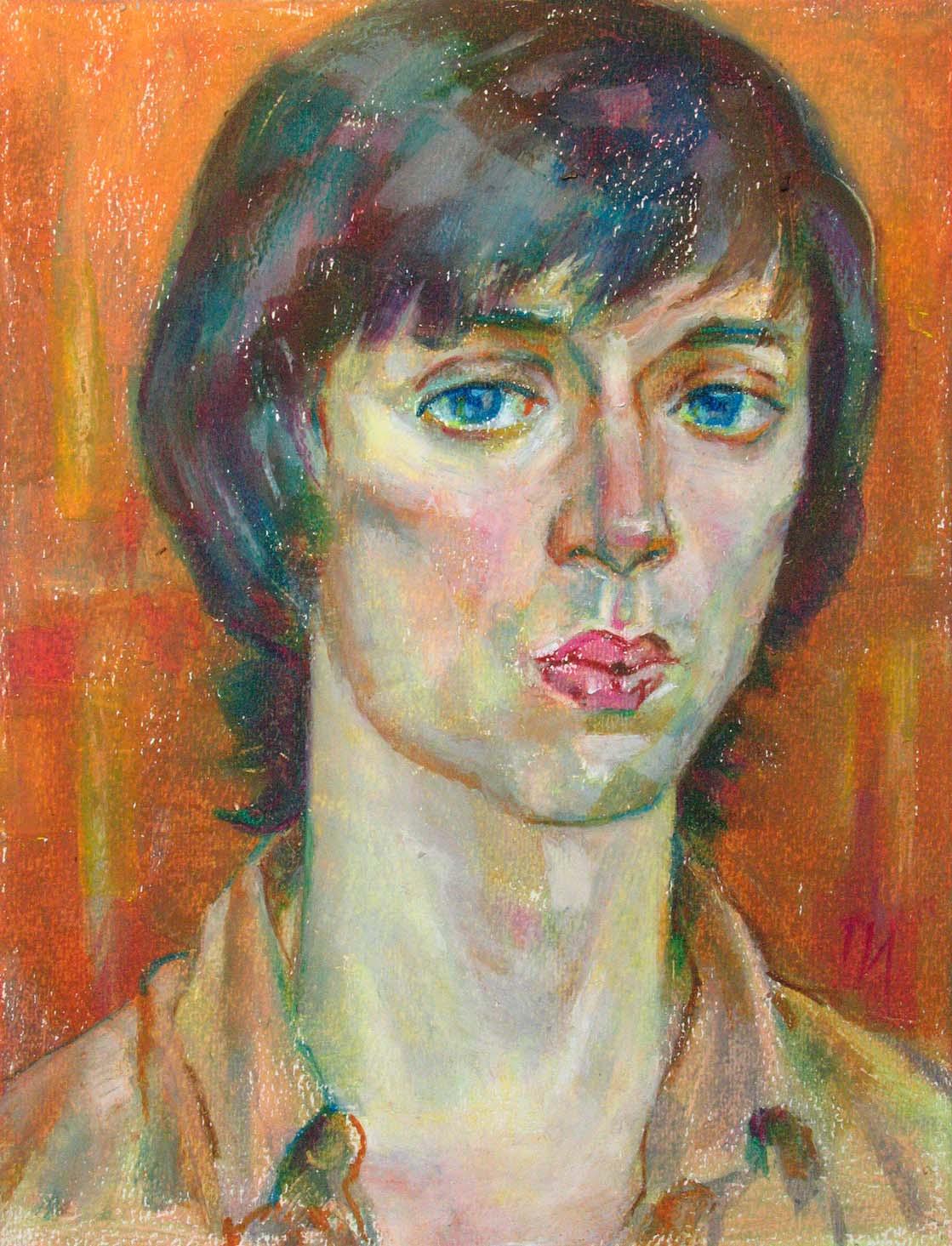 MAXIM , paper, oil pastel, 35  27 cm, 2011



