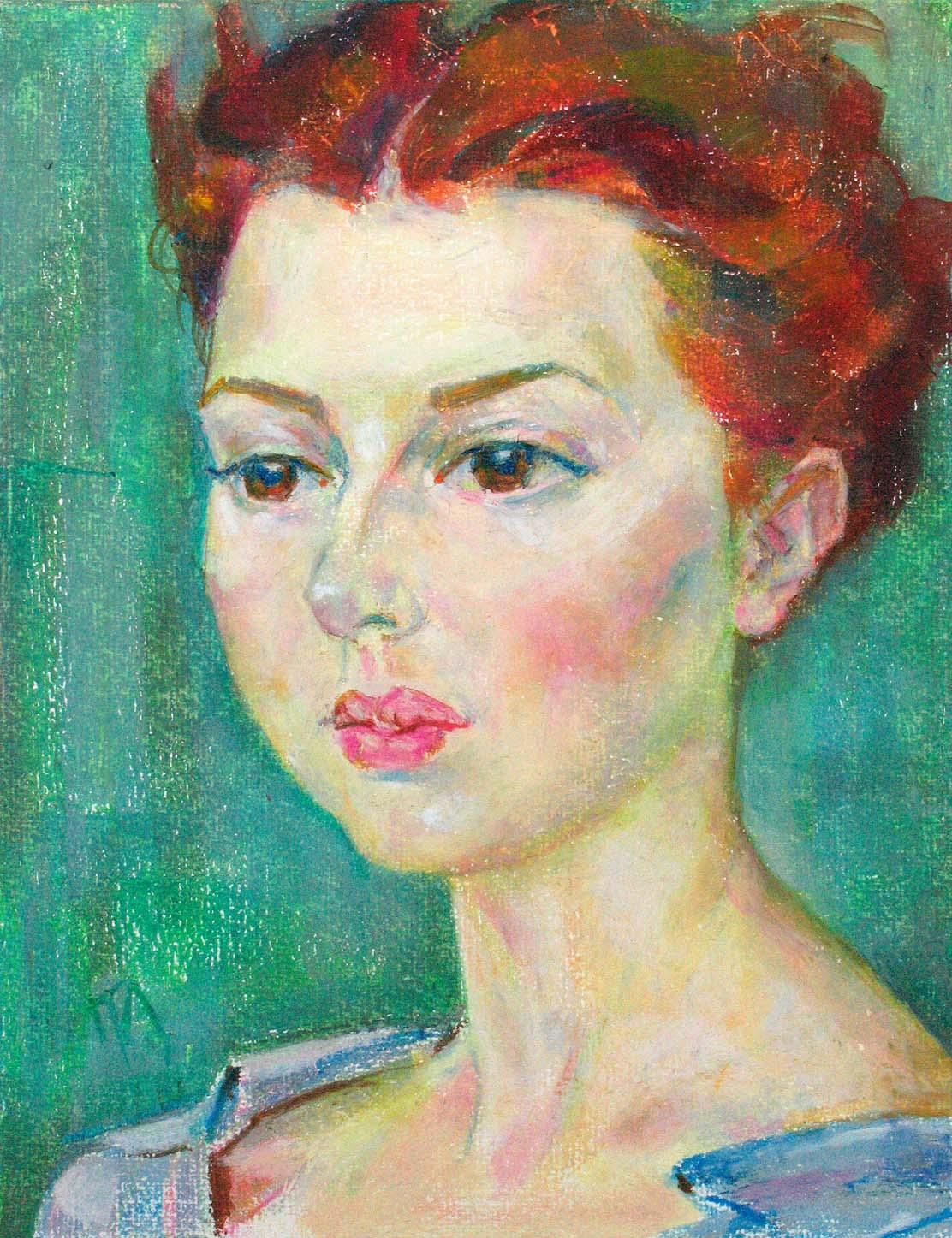 GALYA , paper, oil pastel, 35  27 cm, 2011



