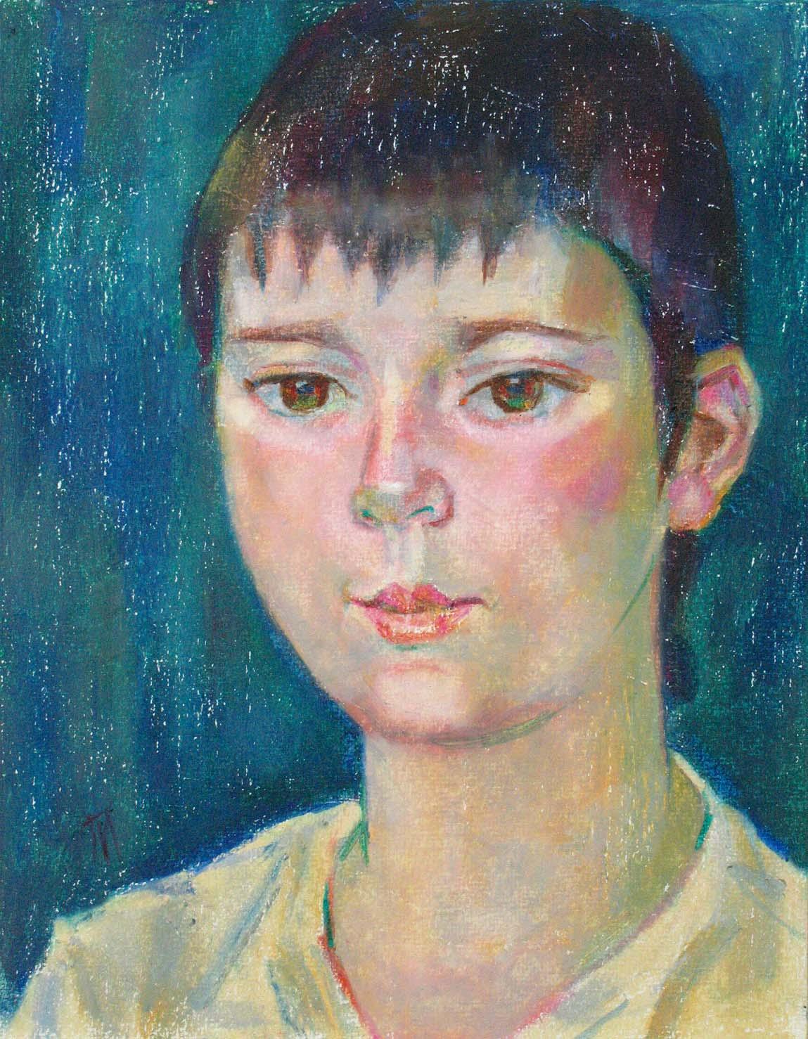 DANILA , paper, oil pastel, 35  27 cm, 2011



