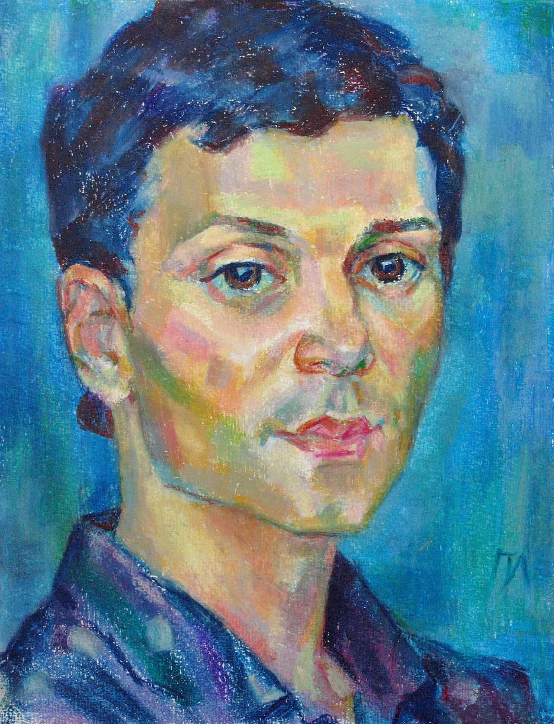 OLEG , paper, oil pastel, 35  27 cm, 2011



