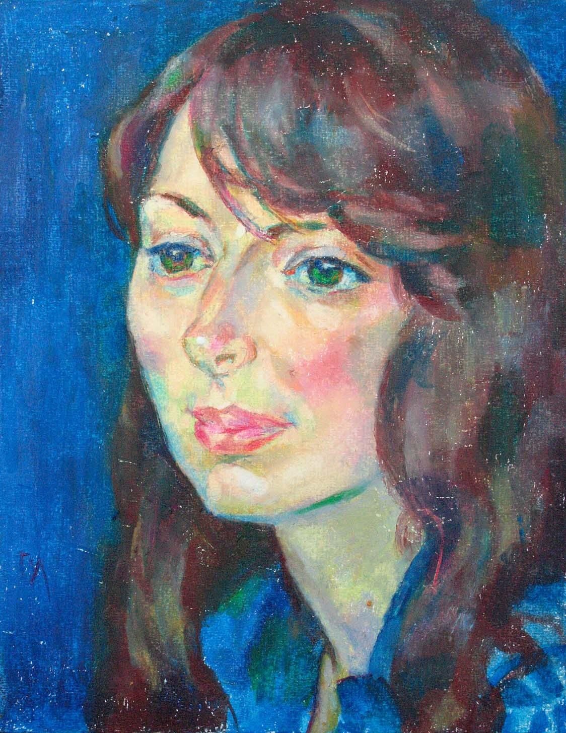 POLINA , paper, oil pastel, 35  27 cm, 2011



