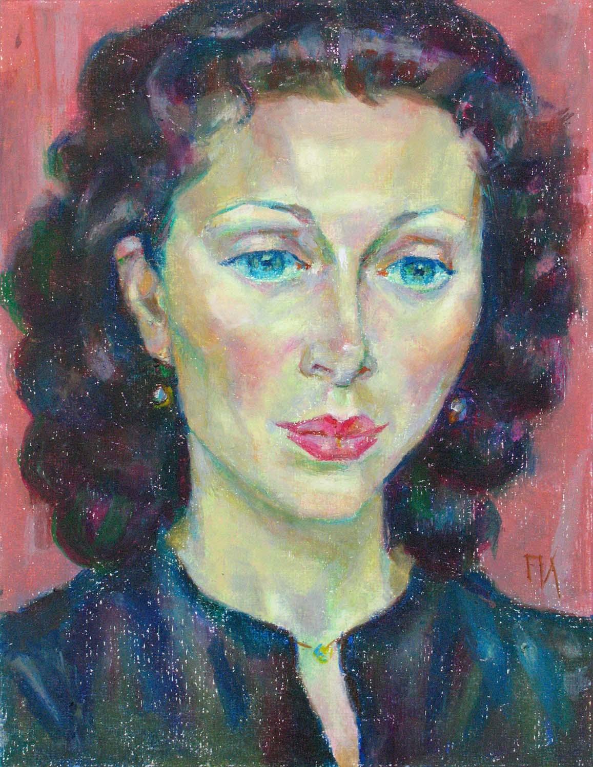 MARGARITA , paper, oil pastel, 35 � 27 cm, 2011



