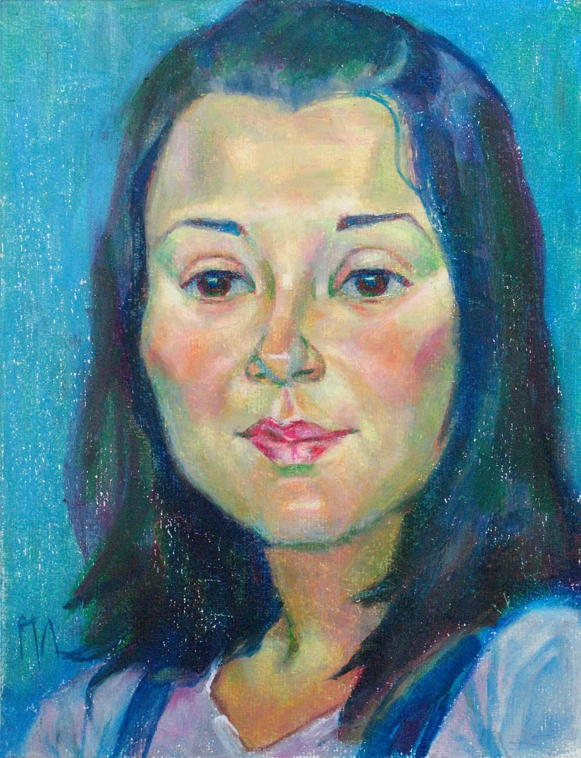 MASHA , paper, oil pastel, 35  27 cm, 2011



