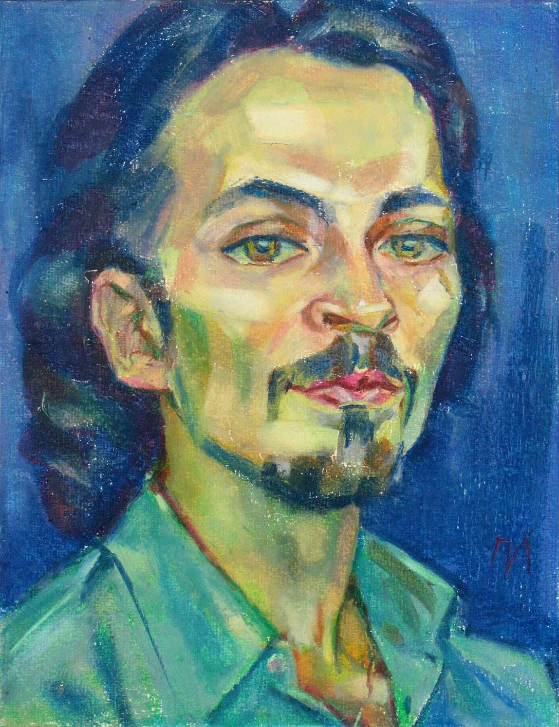 ALBERT , paper, oil pastel, 35  27 cm, 2011



