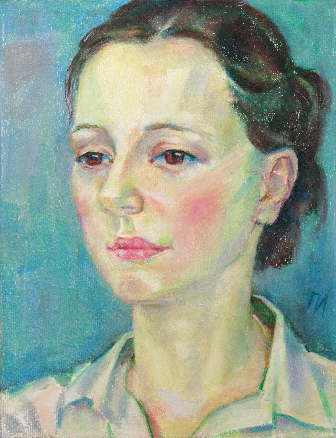 NINA , paper, oil pastel, 35  27 cm, 2011



