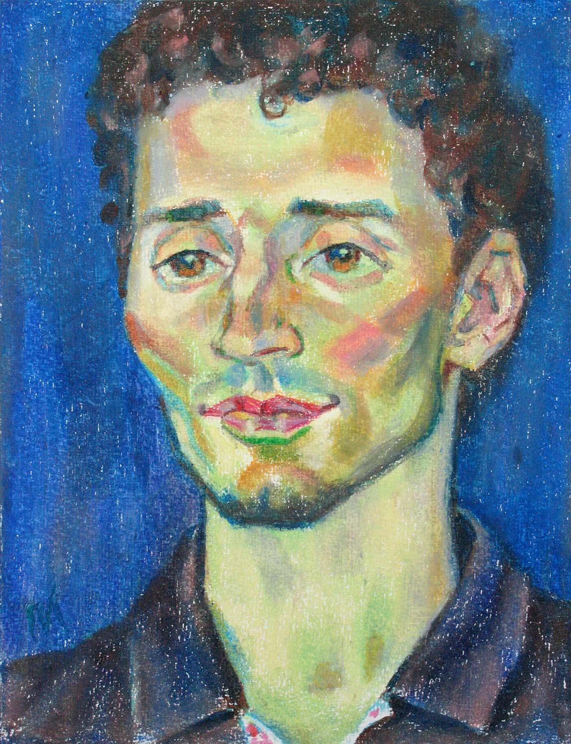 GEORGY , paper, oil pastel, 35  27 cm, 2011



