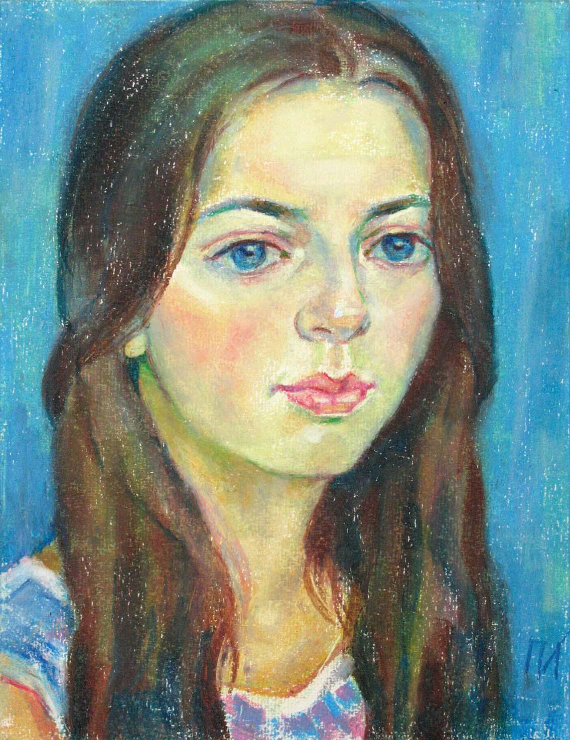 LIZA , paper, oil pastel, 35  27 cm, 2011



