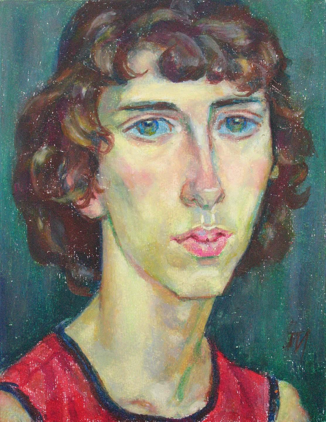 MIKHAIL , paper, oil pastel, 35  27 cm, 2011



