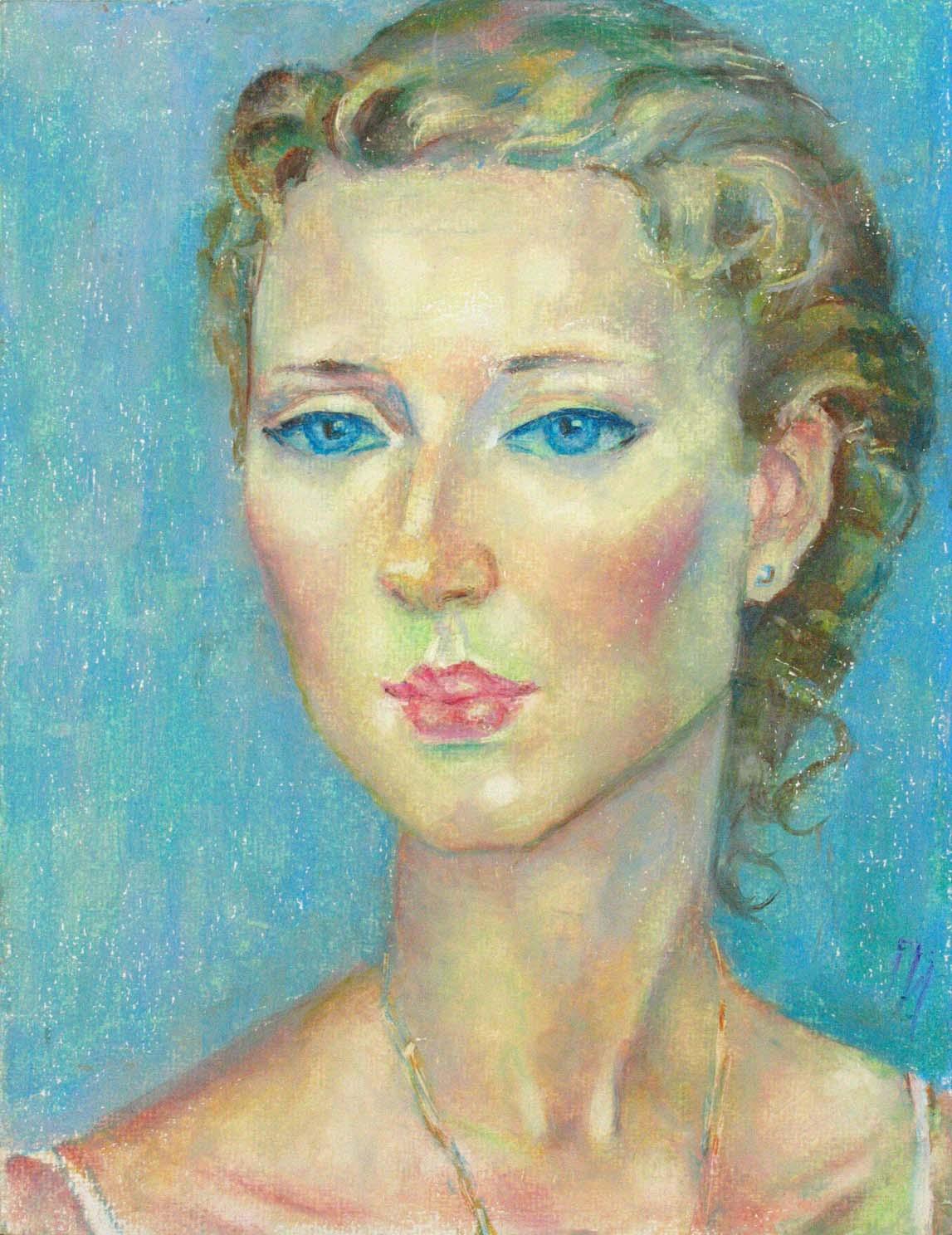 YANINA , paper, oil pastel, 35  27 cm, 2011



