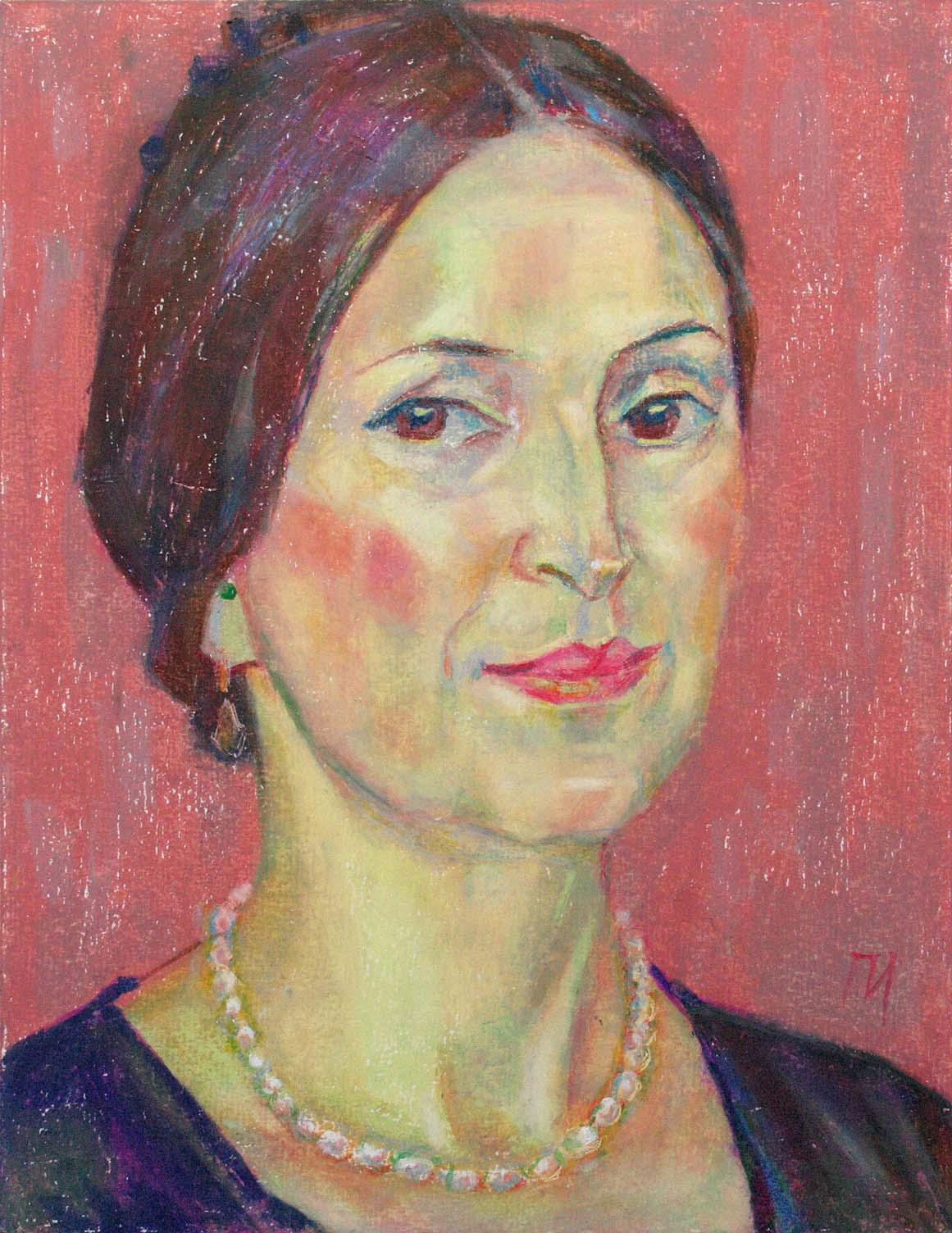 NADEJDA , paper, oil pastel, 35  27 cm, 2011



