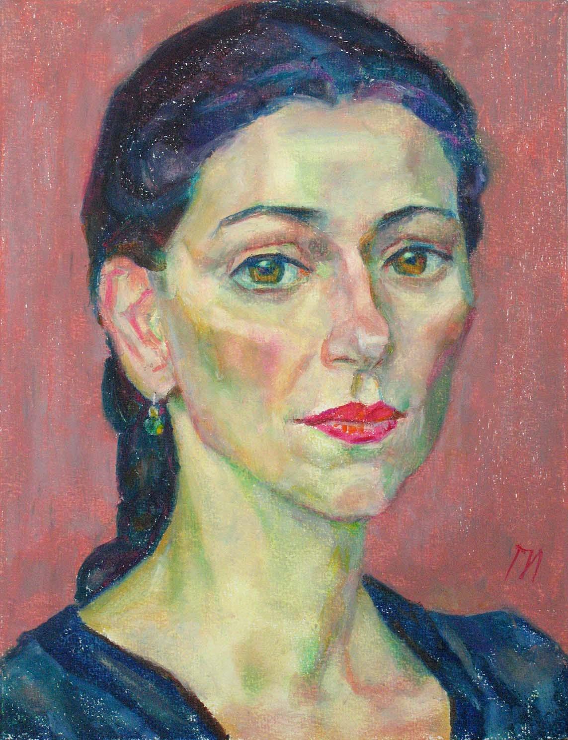SOPHIE , paper, oil pastel, 35  27 cm, 2011



