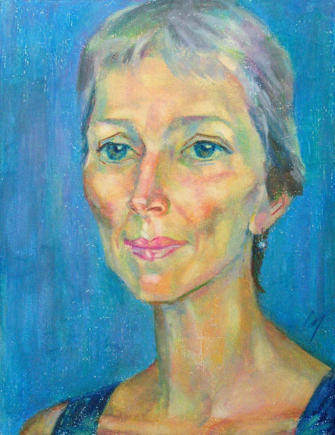NATALYA , paper, oil pastel, 35  27 cm, 2011



