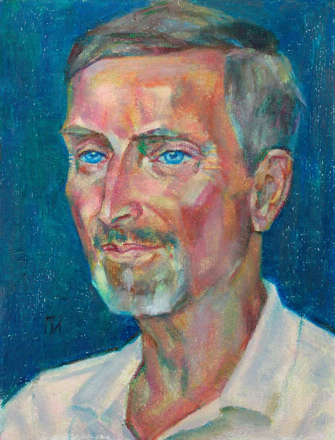 YURY , paper, oil pastel, 35  27 cm, 2011



