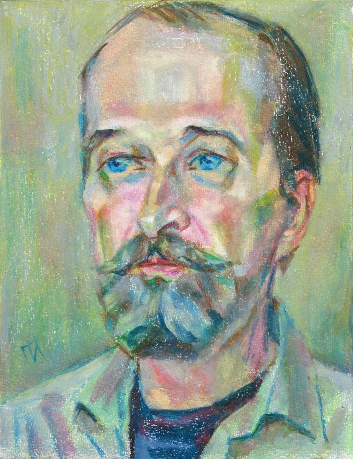 MISHA , paper, oil pastel, 35 � 27 cm, 2011



