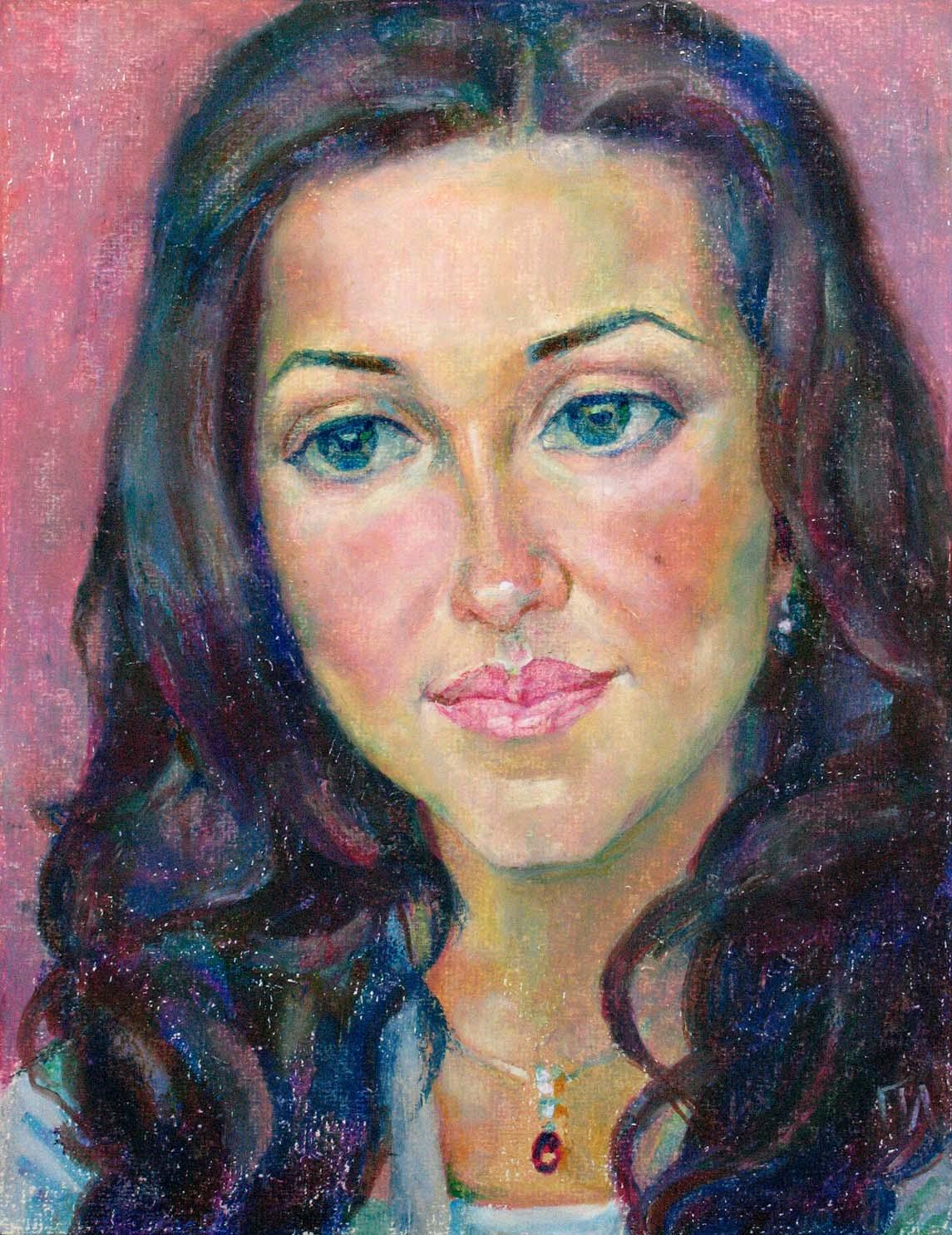 ANNA , paper, oil pastel, 35 � 27 cm, 2011



