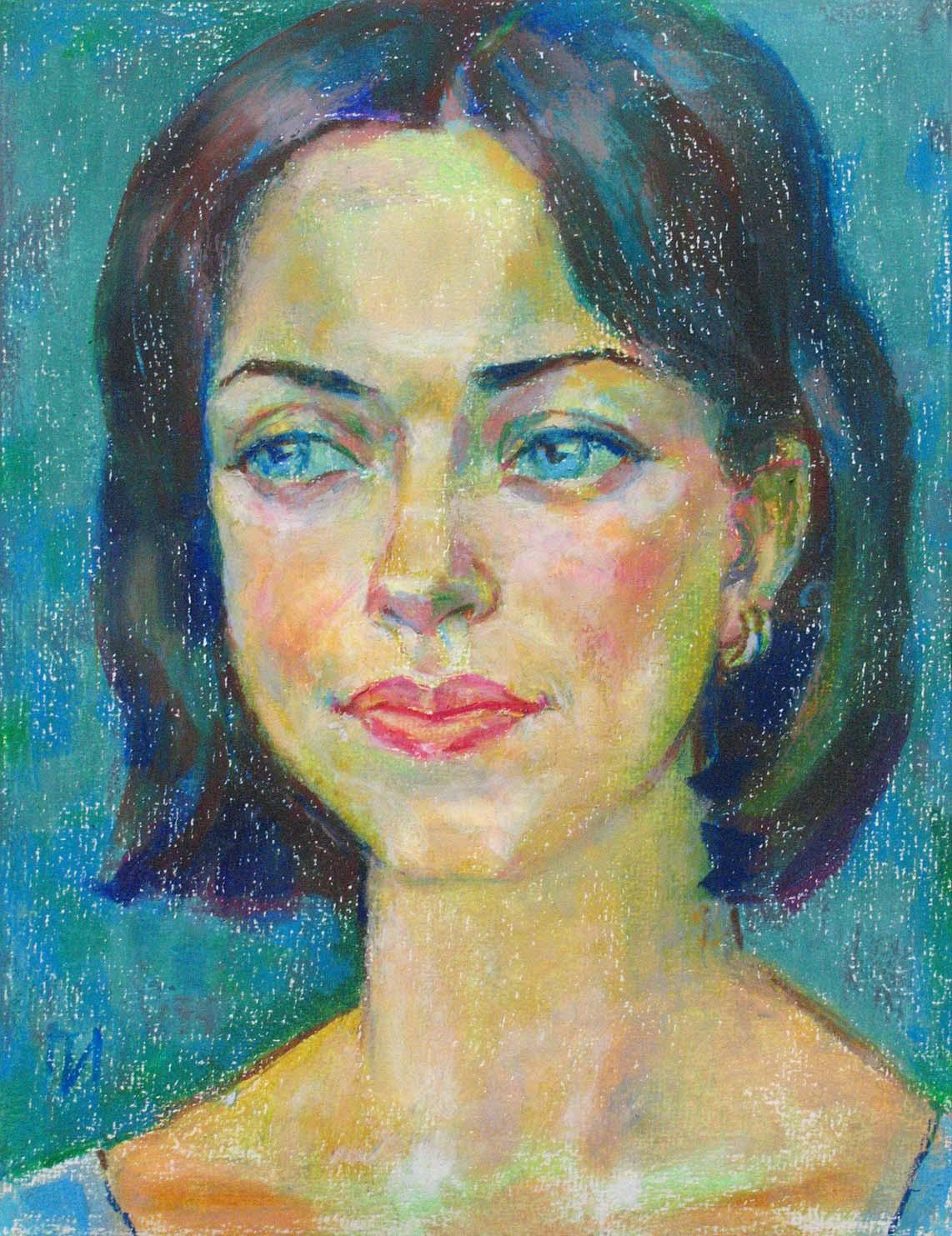 YANA , paper, oil pastel, 35  27 cm, 2011



