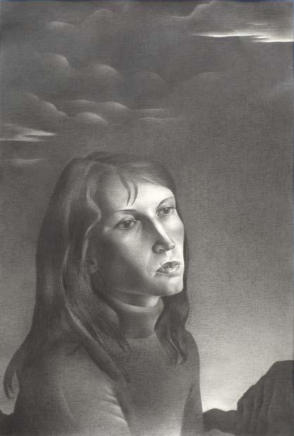 Lala - the portrait by Leonid Petrushin