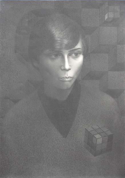 Inna - the portrait by Leonid Petrushin