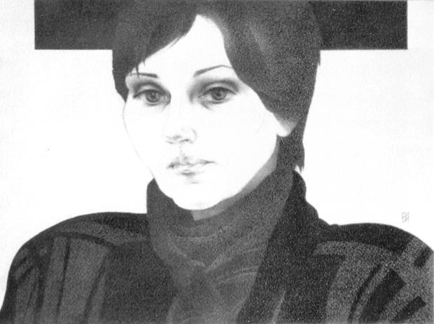 Natalie - the portrait by Leonid Petrushin