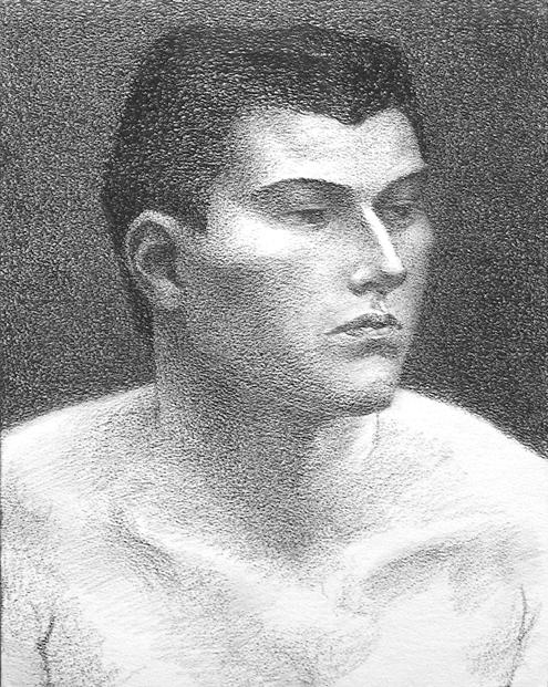 Andrew - the portrait by Leonid Petrushin