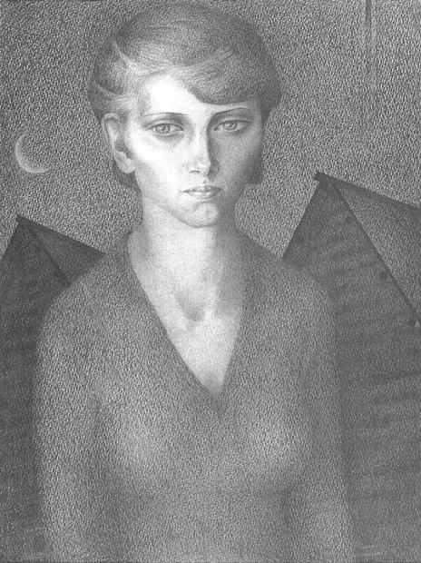Student - the portrait by Leonid Petrushin