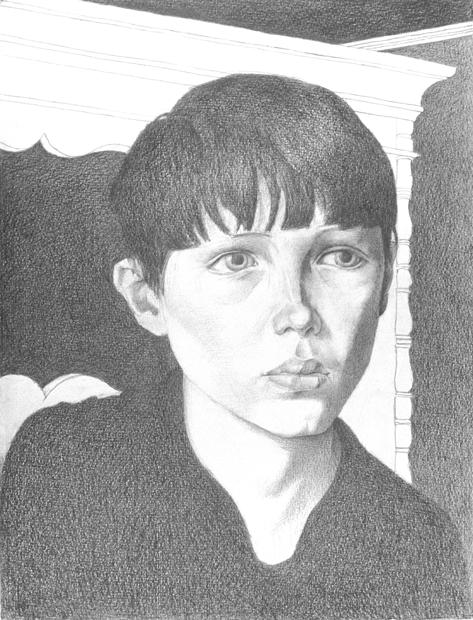 Kostya - the portrait by Leonid Petrushin