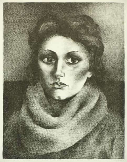 Lera - the portrait by Leonid Petrushin