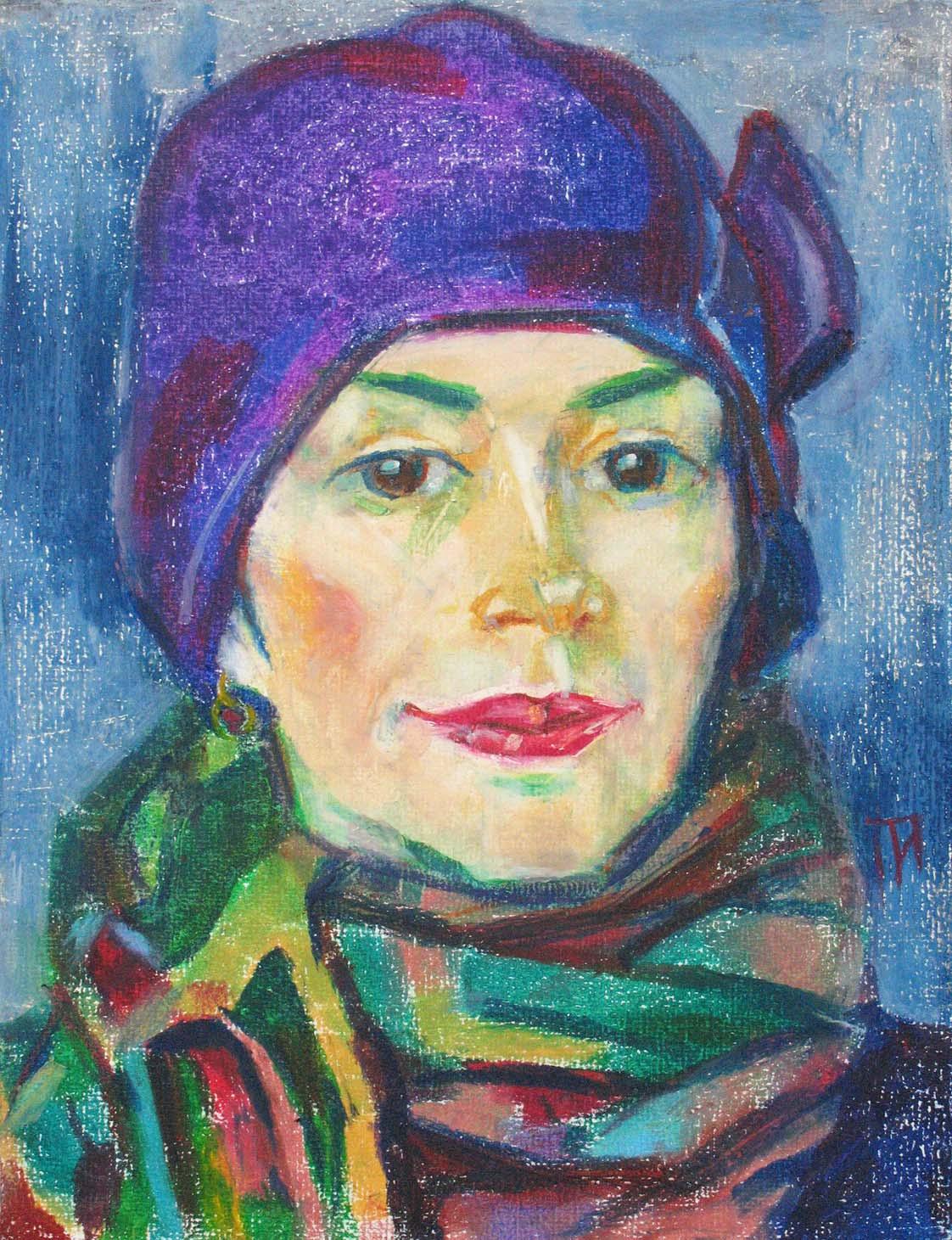 MARINA , paper, oil pastel, 35  27 cm, 2011



