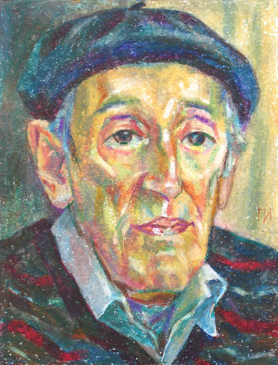 KIRILL , paper, oil pastel, 35  27 cm, 2011




