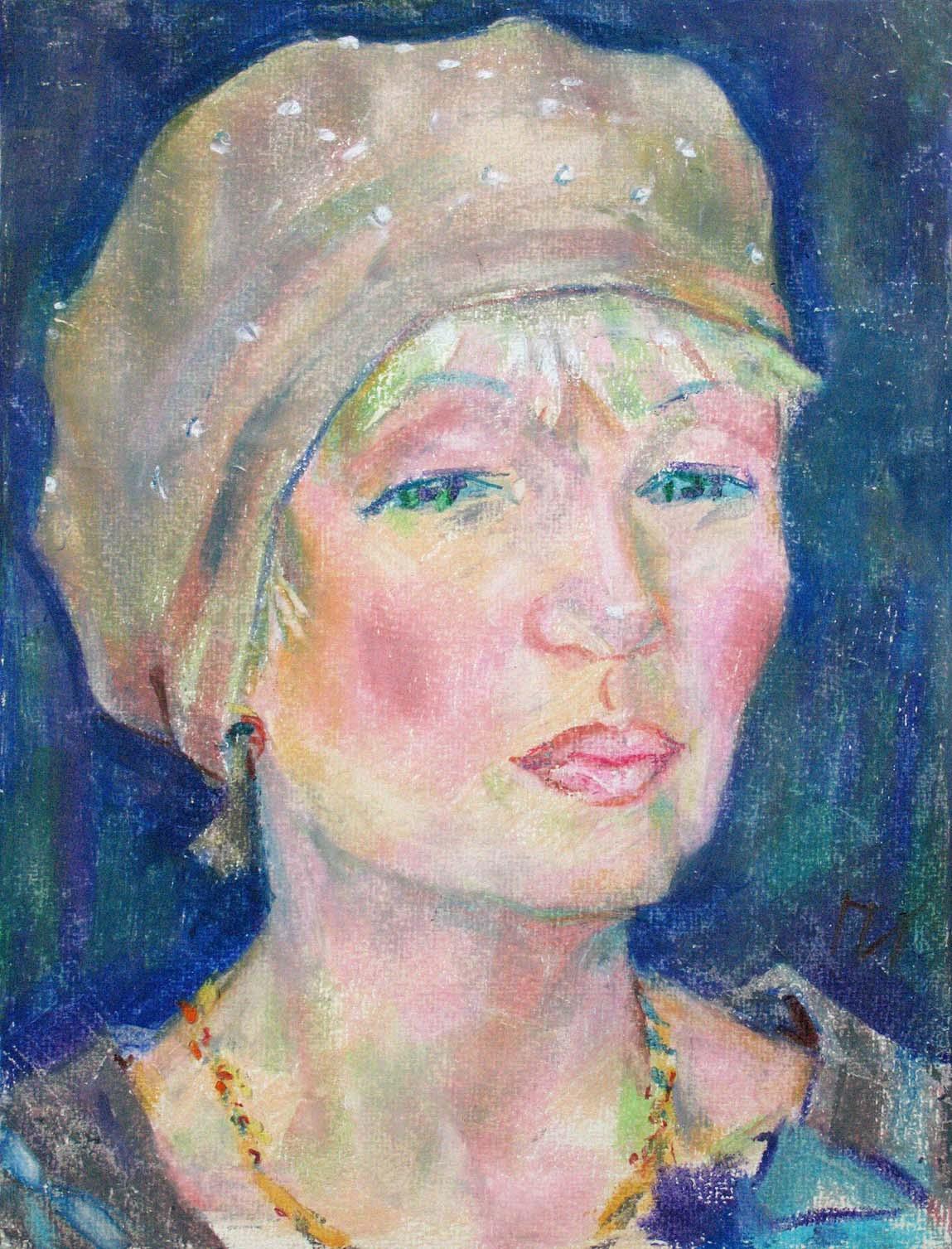 EUGENIA , paper, oil pastel, 35  27 cm, 2011



