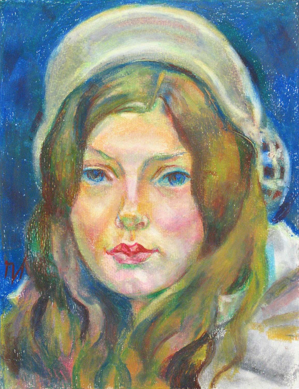 MASHA , paper, oil pastel, 35  27 cm, 2011



