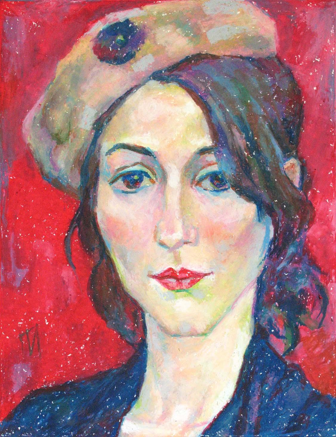 PAULINE , paper, oil pastel, 35 � 27 cm, 2011



