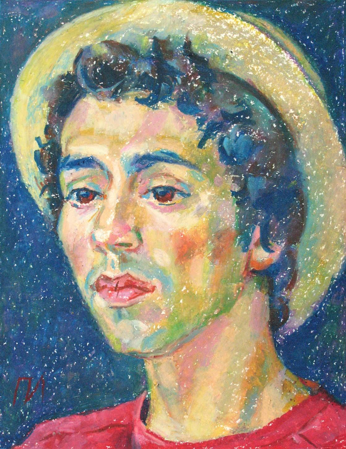 GABRIEL , paper, oil pastel, 35 � 27 cm, 2011



