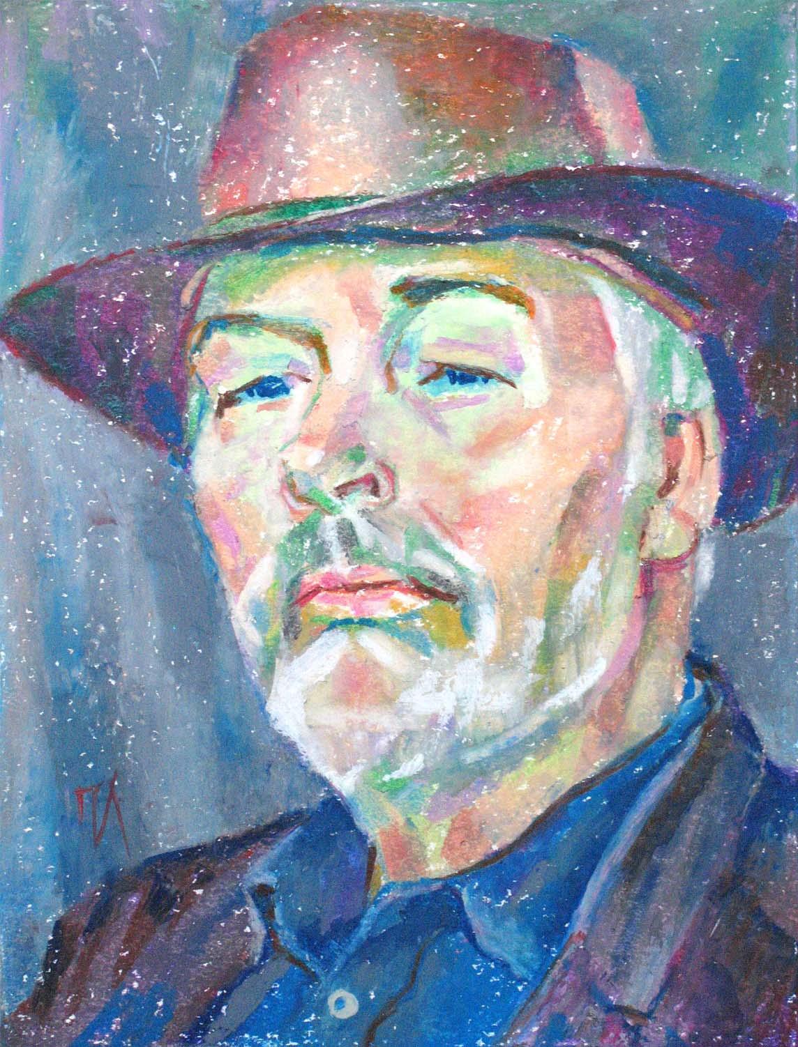 VLADIMIR , paper, oil pastel, 35 � 27 cm, 2012



