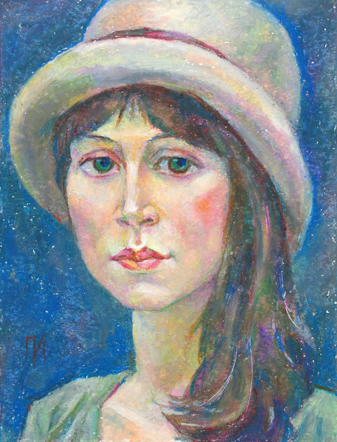 GALYA , paper, oil pastel, 35  27 cm, 2012



