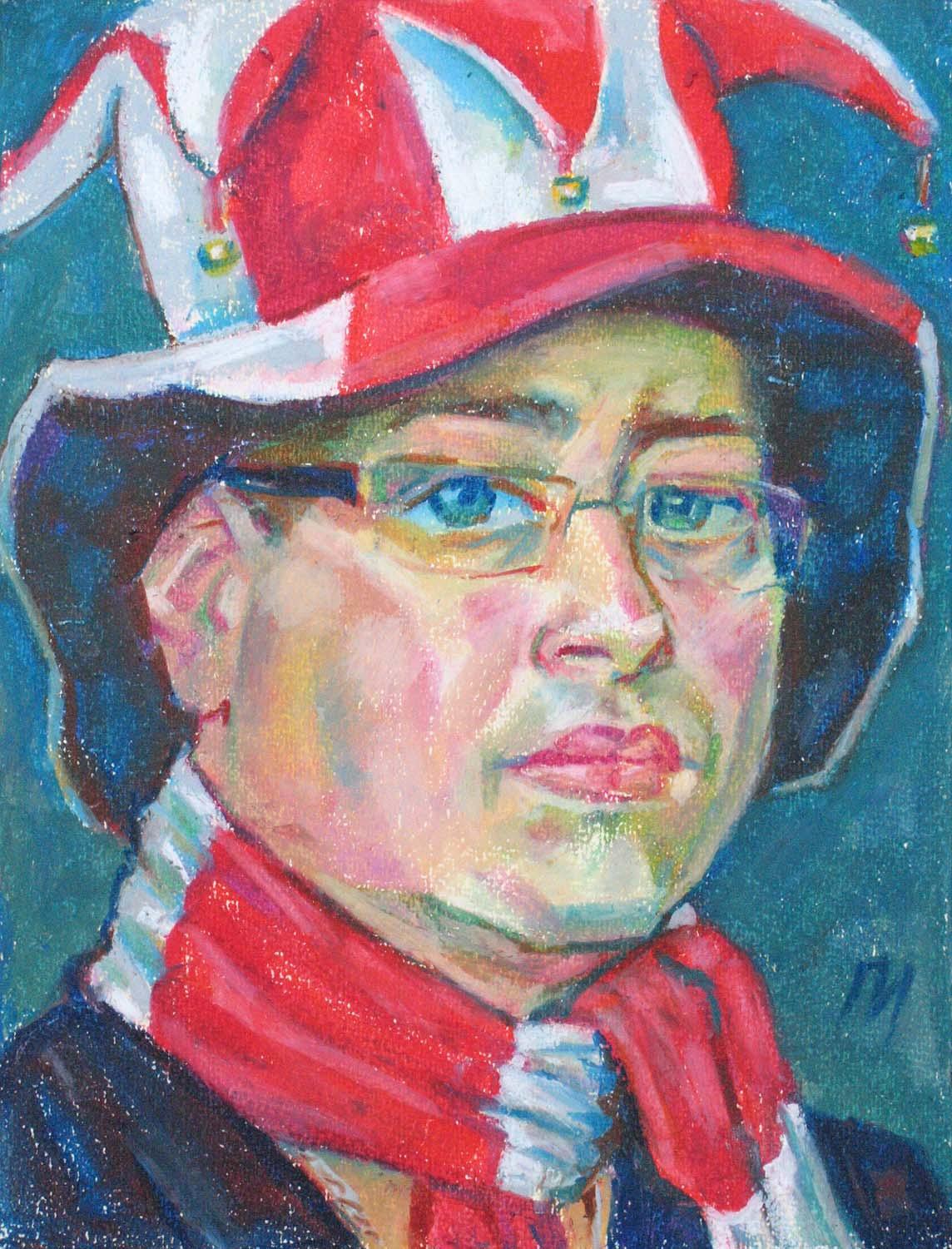 DENIS , paper, oil pastel, 35  27 cm, 2012



