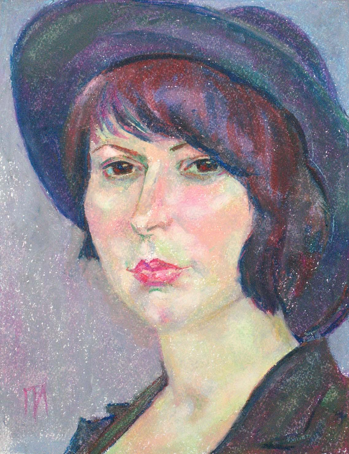 ALYONA , paper, oil pastel, 35  27 cm, 2012



