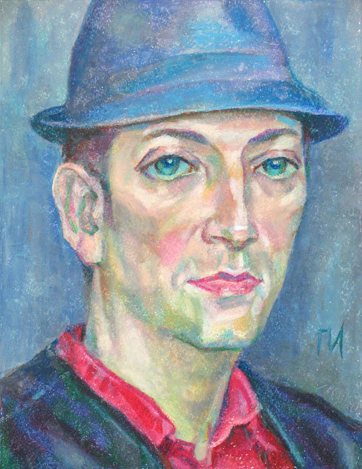 MICHAIL , paper, oil pastel, 35 � 27 cm, 2012



